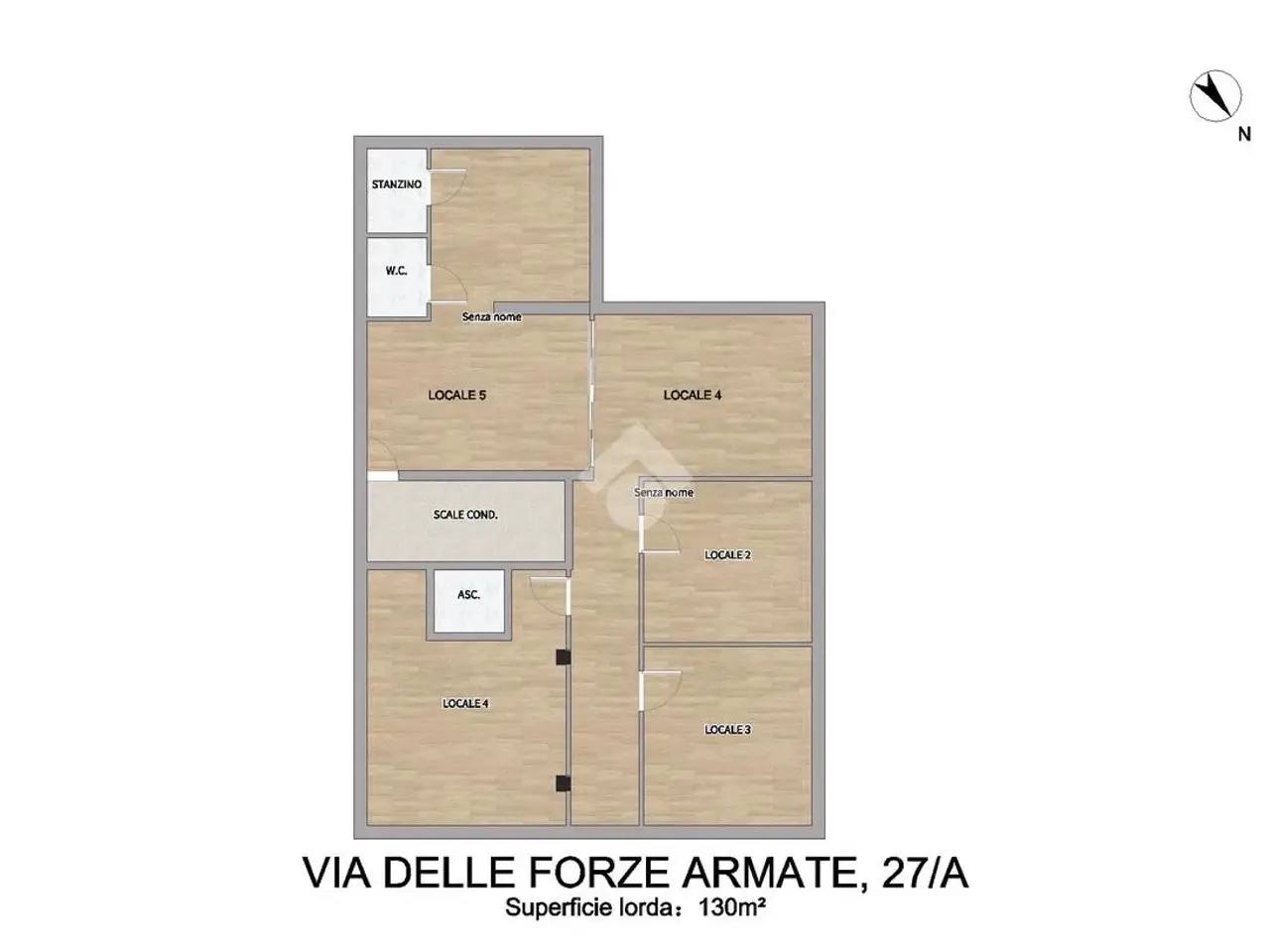 Magazzino in Via delle Forze Armate 27, Bari, {3} - Planimetria 1
