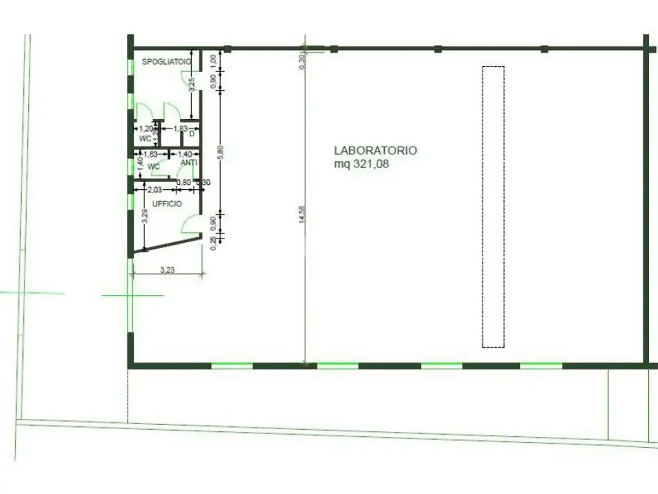 Capannone in Via del Trebbio Nord 12, Santa Croce Sull'Arno, {3} - Planimetria 1