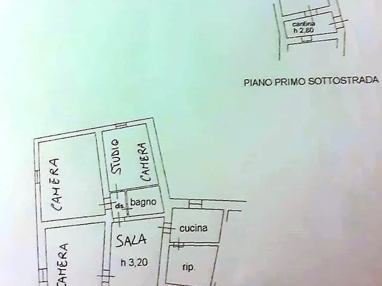 Quadrilocale in vendita, Via Francesco Martini, Massa E Cozzile - Planimetria 1