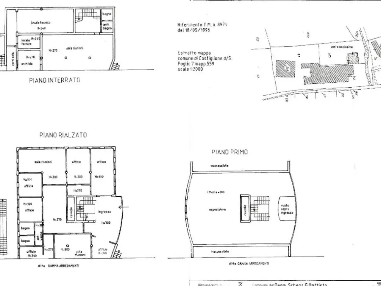 Ufficio in Via Ceratelli 2, Castiglione Delle Stiviere, {3} - Planimetria 1