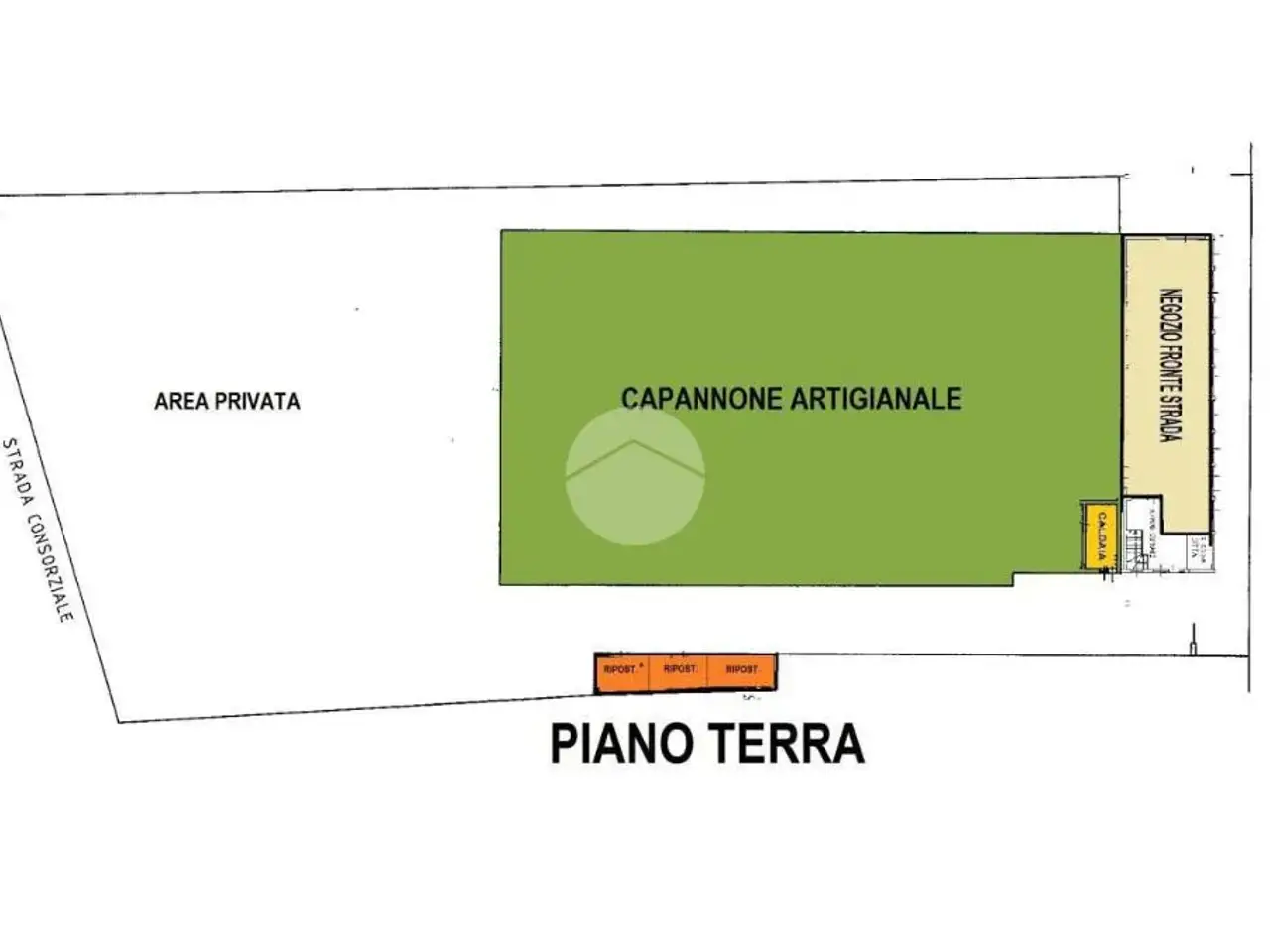 Capannone in Via Milano 44, Roncadelle, {3} - Planimetria 1