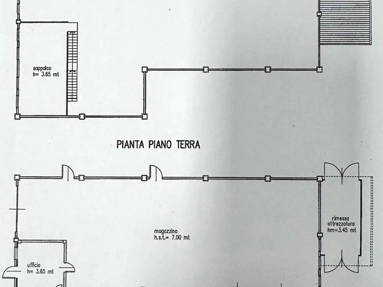 Capannone in Via Conti 6, Garzigliana, {3} - Planimetria 1