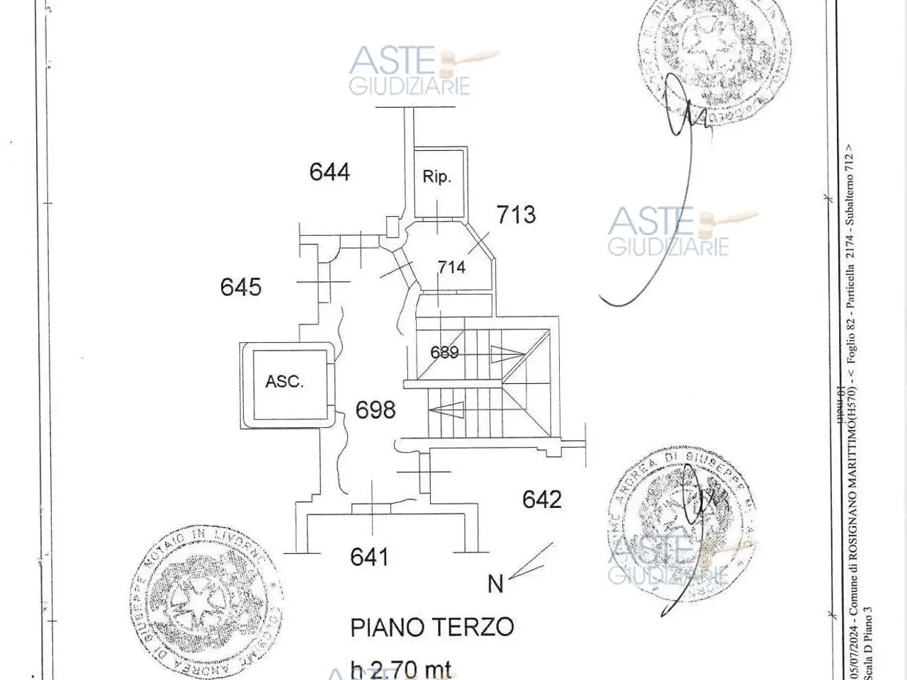 Ufficio in Via della Repubblica, 57016 Rosignano Solvay-Castiglioncello LI, Italia 57016, Rosignano Marittimo, {3} - Planimetria 1