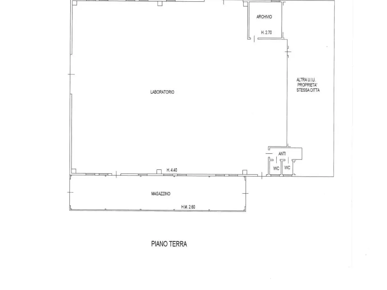 Capannone in Via Pier Domenico Frattini 43, Legnago, {3} - Planimetria 1