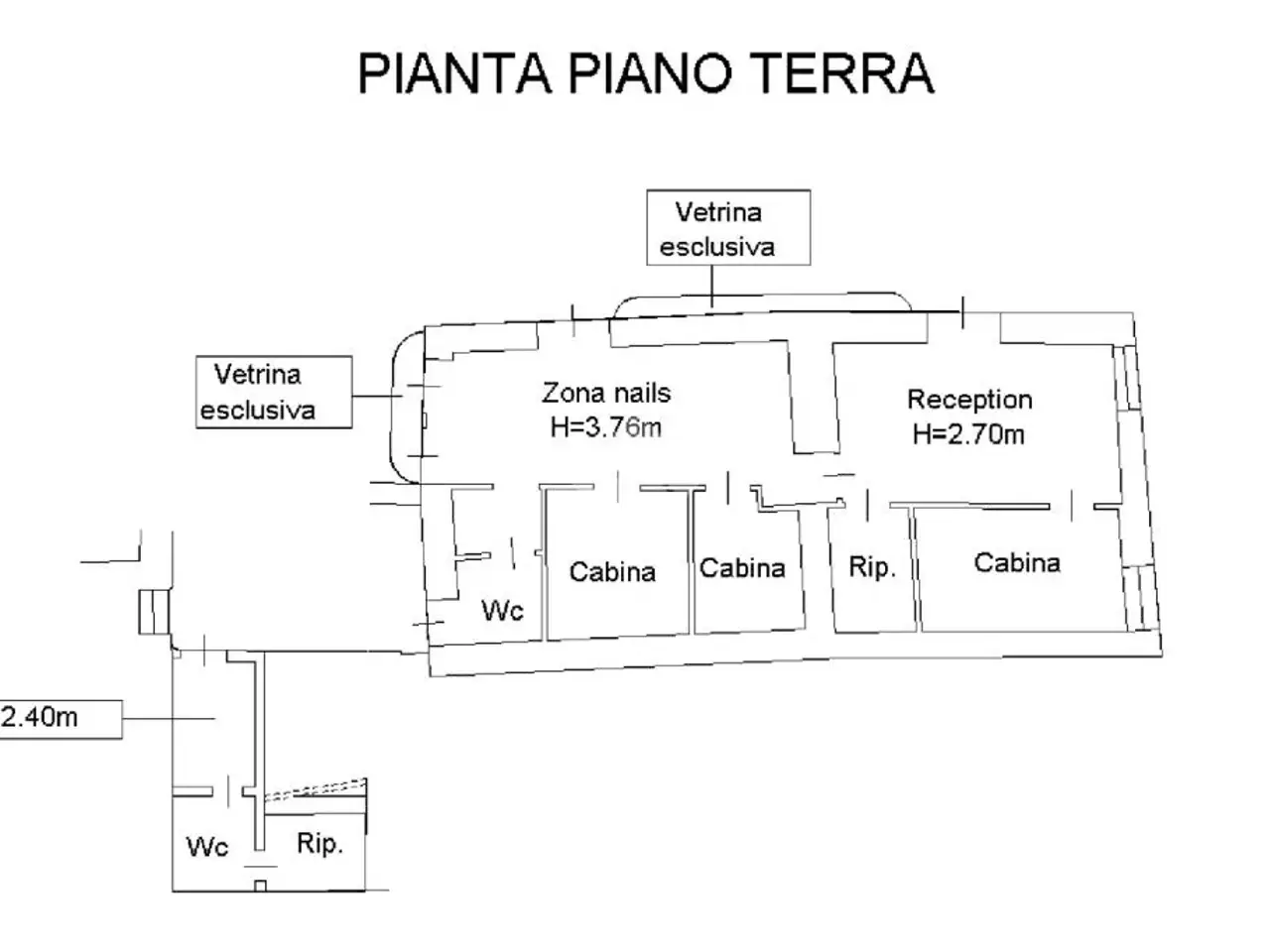 Negozio in Via Santa Maria, Desenzano Del Garda, {3} - Planimetria 1