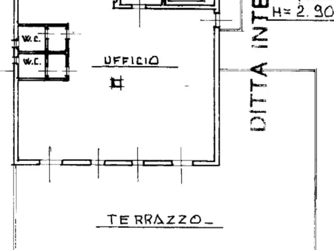 Ufficio in Via Agostino Paradisi 14, Reggio nell'Emilia, {3} - Planimetria 1