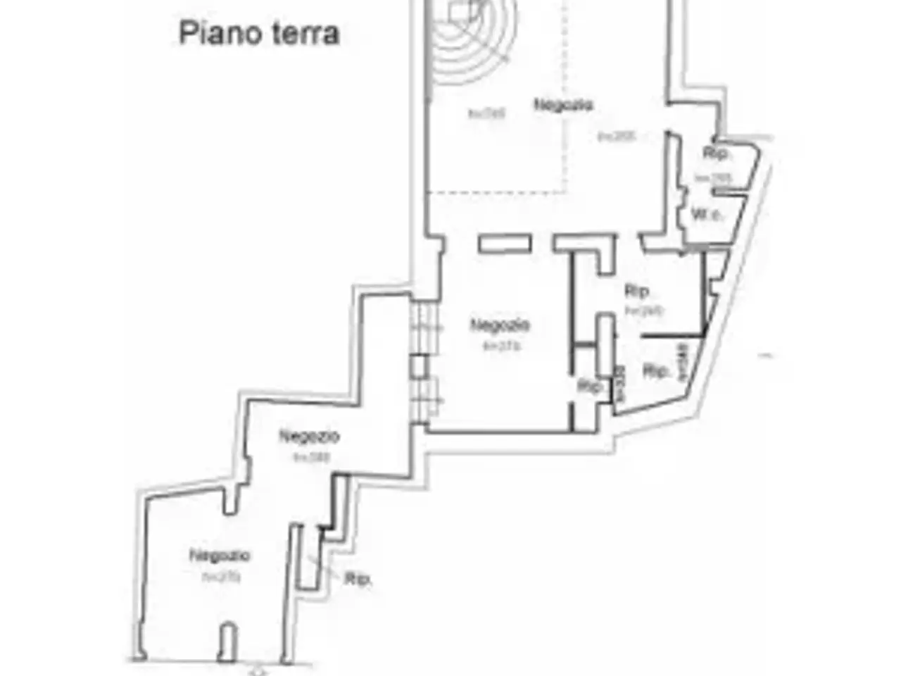 Negozio in Via Porta Rossa 3r, Firenze, {3} - Planimetria 1