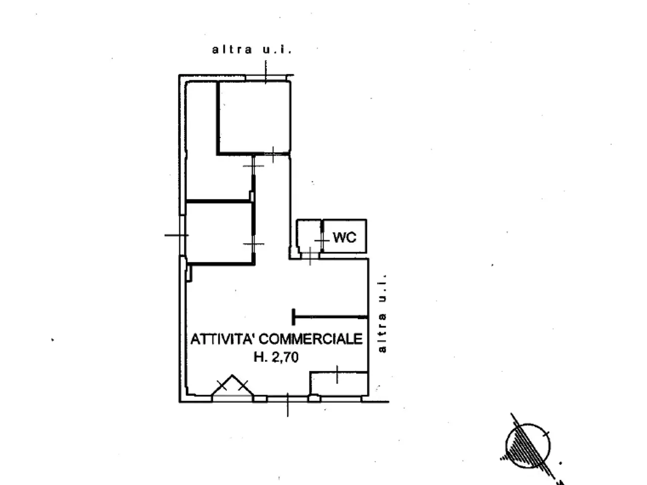 Locale commerciale in Ughi 55016, Porcari, {3} - Planimetria 1