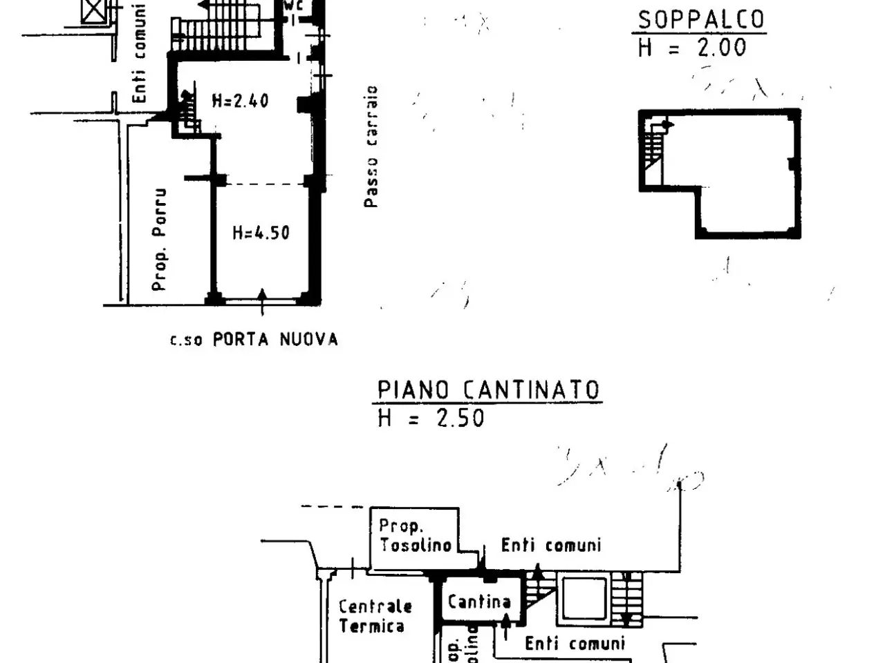 Negozio in Corso di Porta Nuova 46, Milano, {3} - Planimetria 1