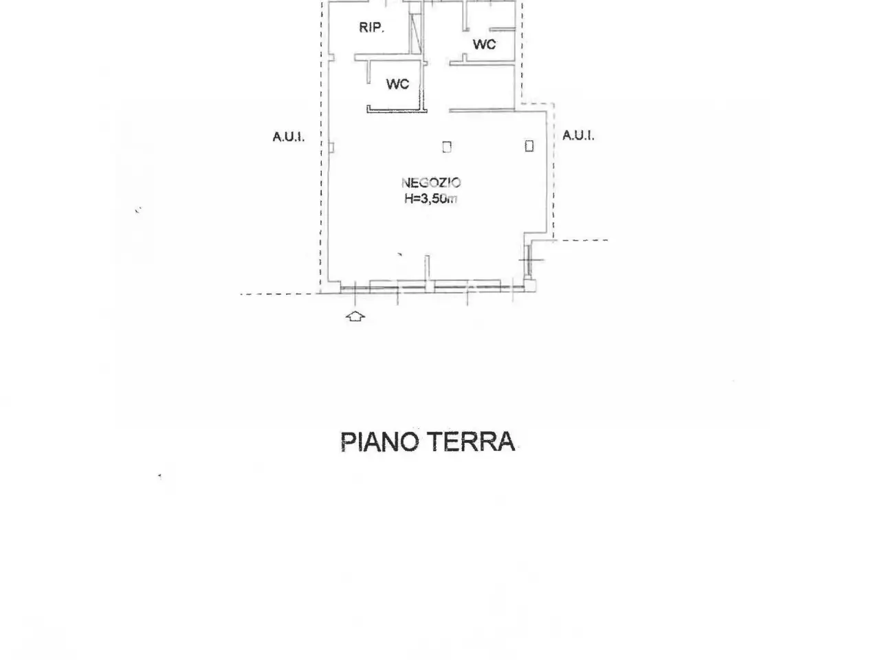Negozio in Via Valcuvia 27, Cittiglio, {3} - Planimetria 1