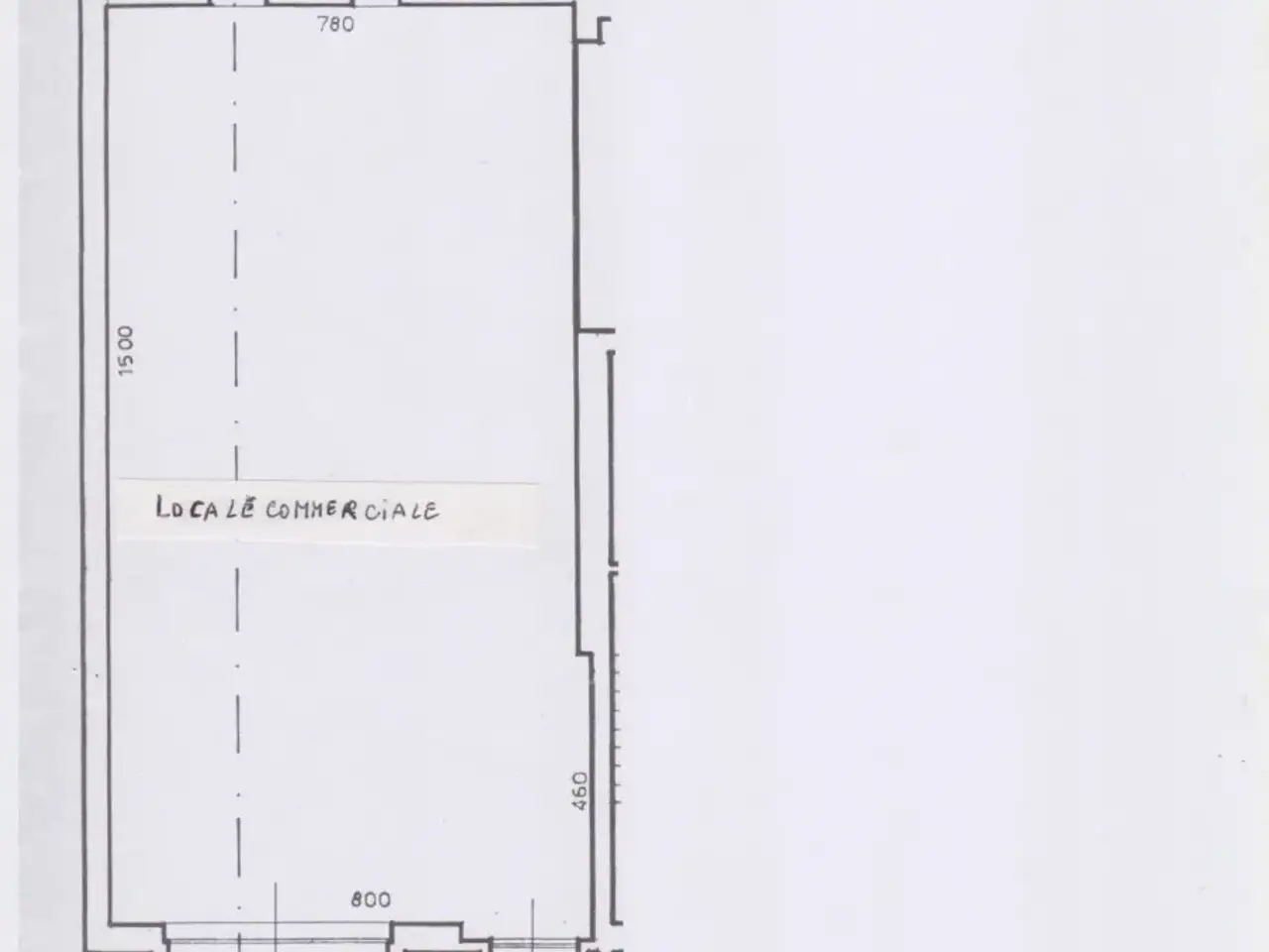 Negozio in Via Piave, Matino, {3} - Planimetria 1