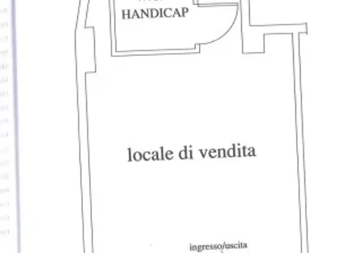 Bar in Via Baldo degli Ubaldi 154, Roma, {3} - Planimetria 1