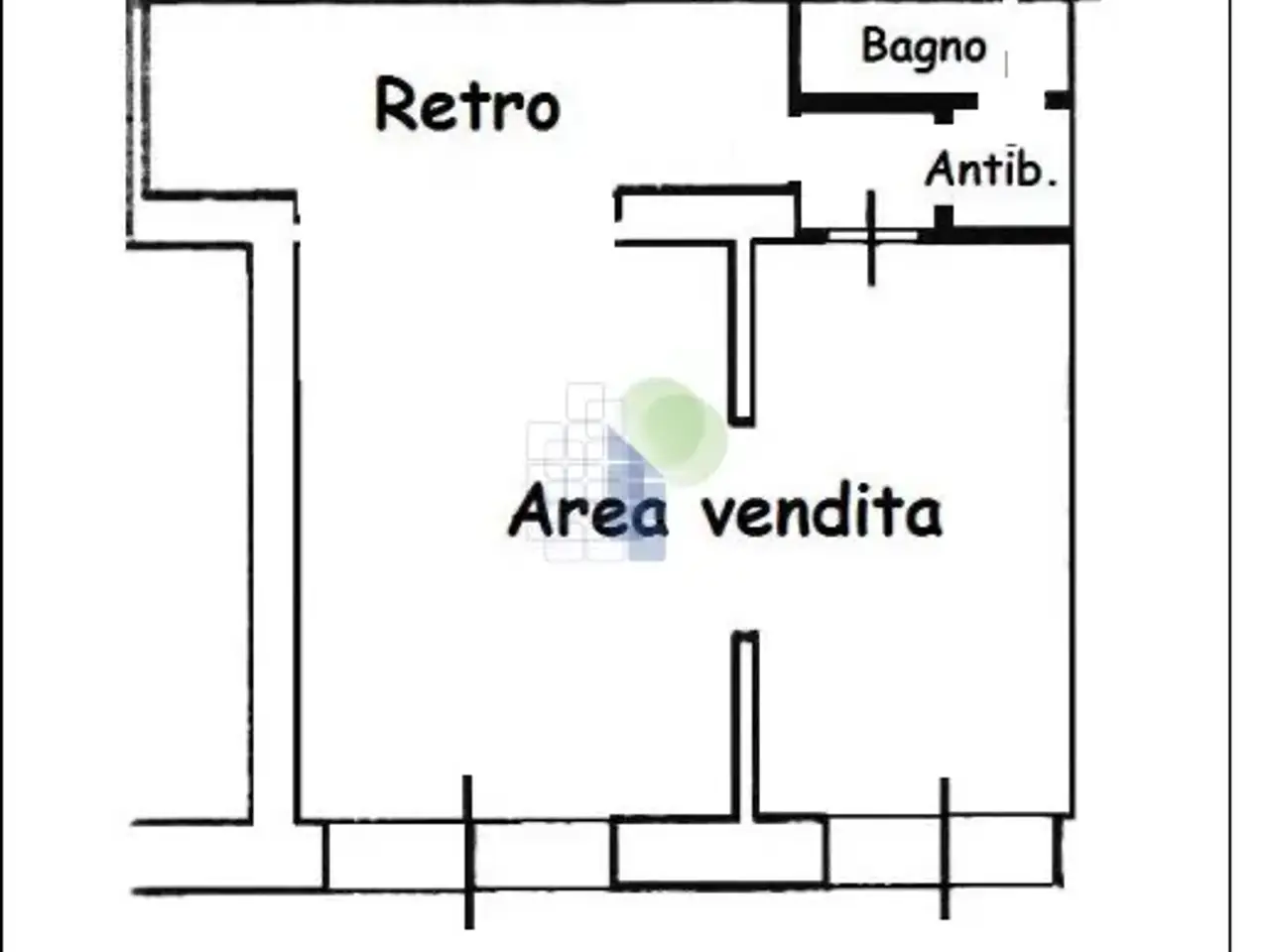 Palazzina commerciale in Via Buontalenti 22, Livorno, {3} - Planimetria 1