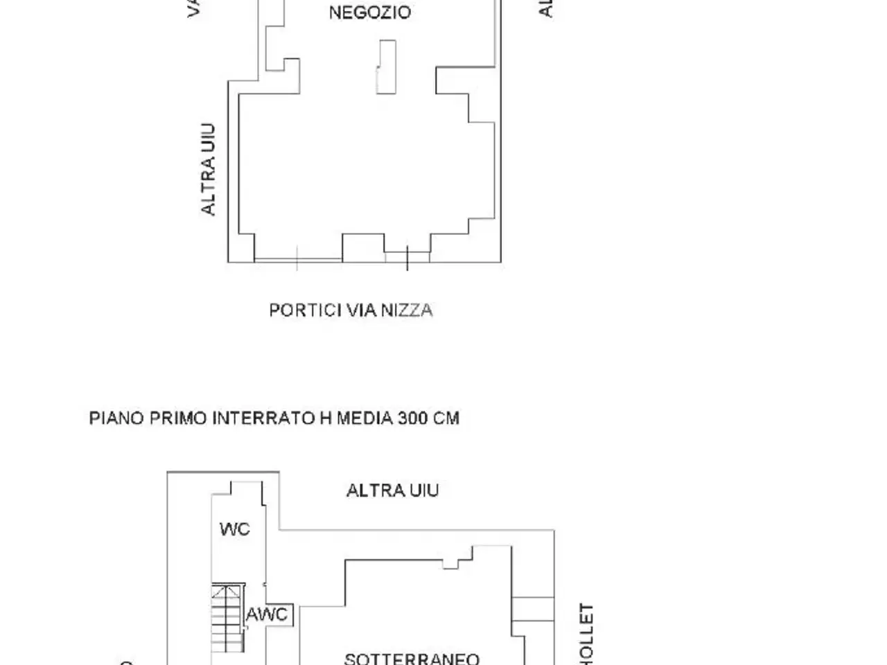 Negozio in Via Nizza 17, Torino, {3} - Planimetria 1