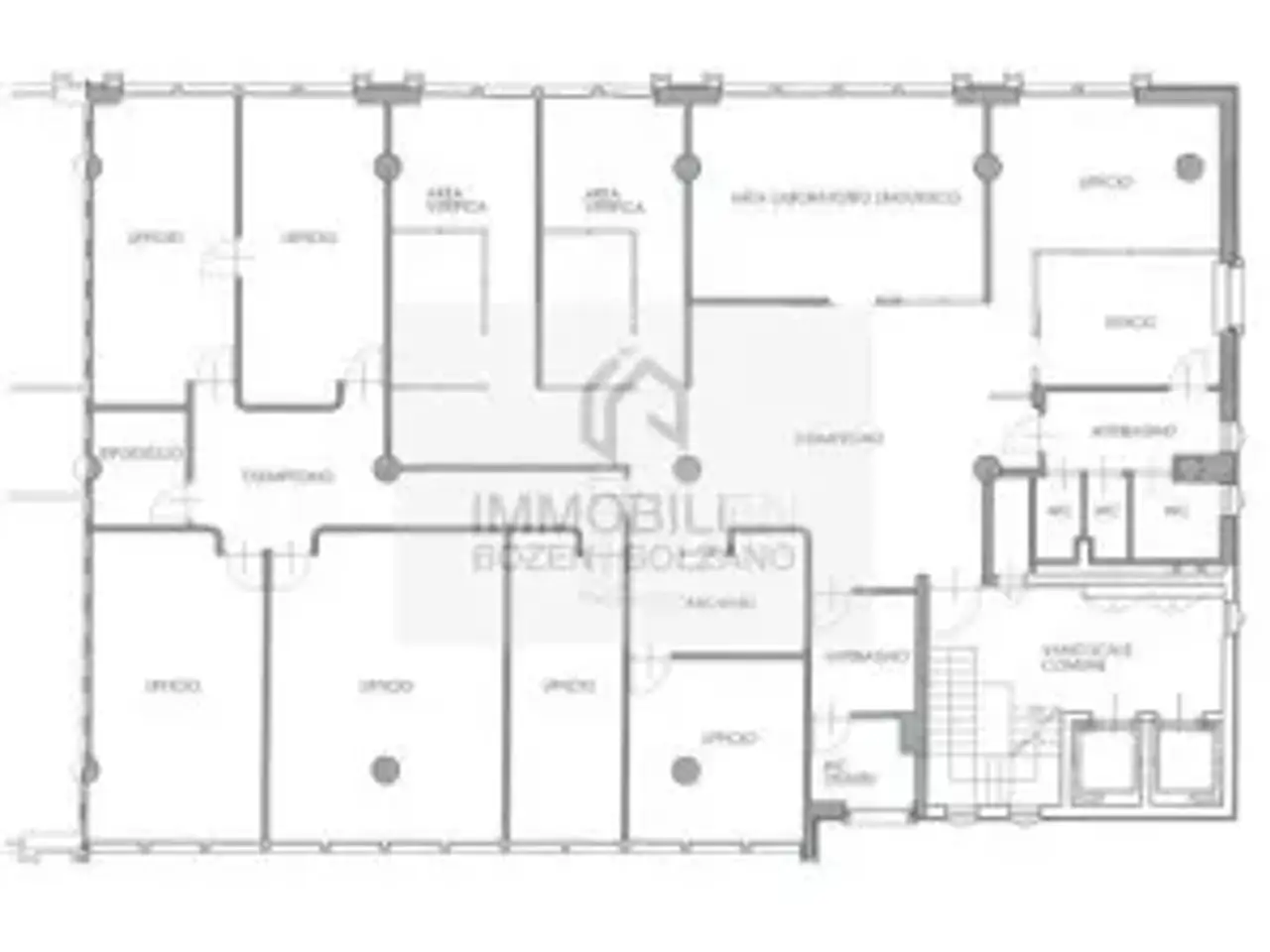 Ufficio in Via Orazio 61, Bolzano, {3} - Planimetria 1