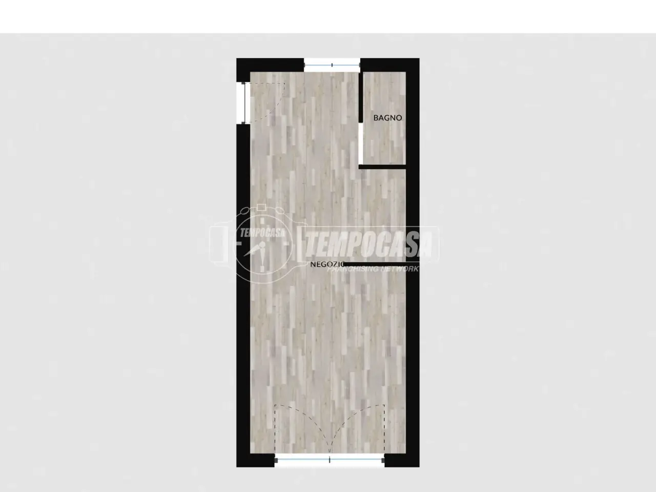 Negozio in , Cassina De' Pecchi, {3} - Planimetria 1