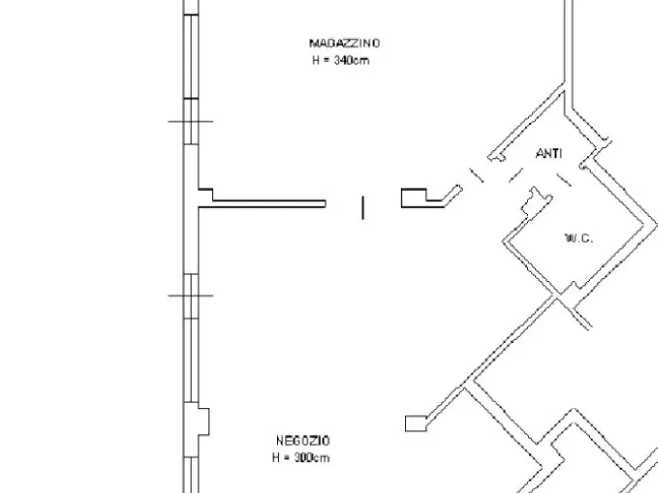 Negozio in Via Bernardino Zacchetti 31, Reggio nell'Emilia, {3} - Planimetria 1