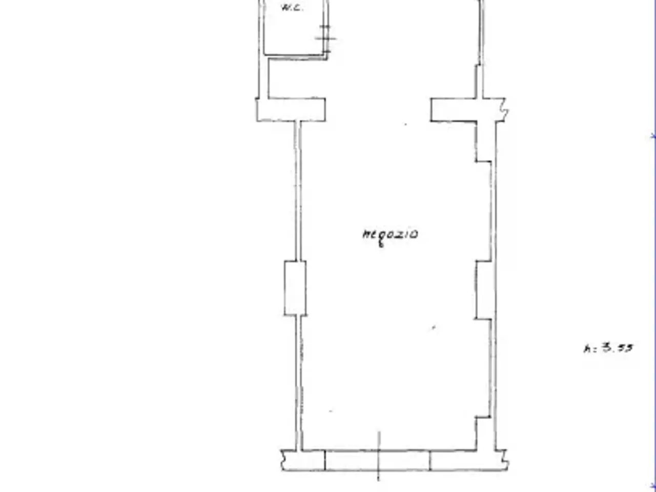Negozio in Via Marittima 365, Frosinone, {3} - Planimetria 1