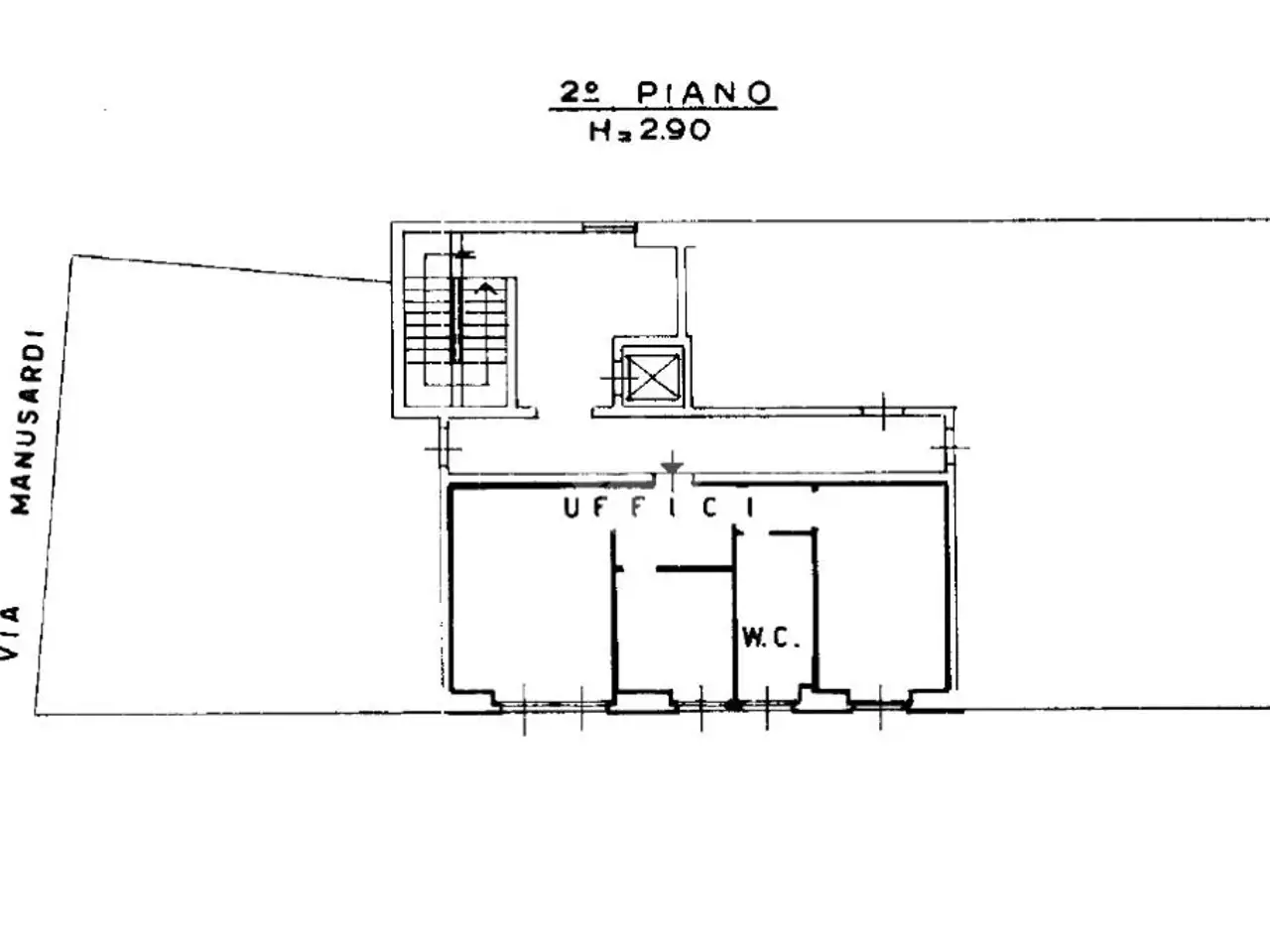 Ufficio in Corso Luigi Manusardi, Milano, {3} - Planimetria 1