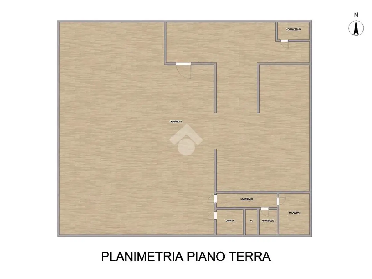 Capannone in Via P. Gobetti 4, Fiorenzuola D'Arda, {3} - Planimetria 1
