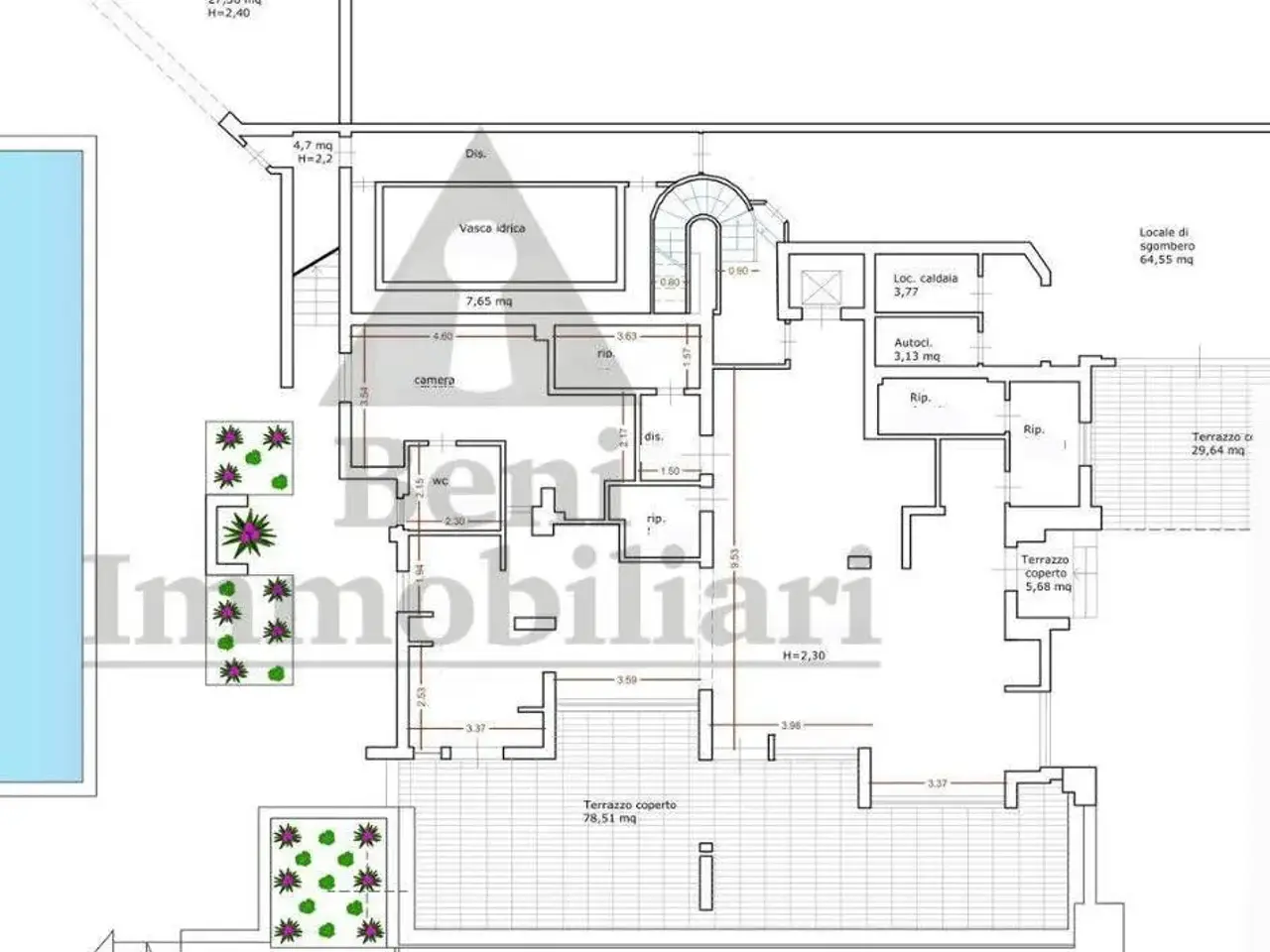 Villa unifamiliare in vendita, Via Herbert Wells, Palermo - Planimetria 1