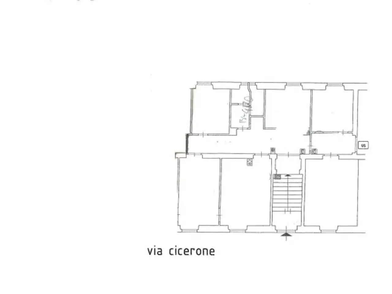 Ufficio in Via Cicerone, Roma, {3} - Planimetria 1