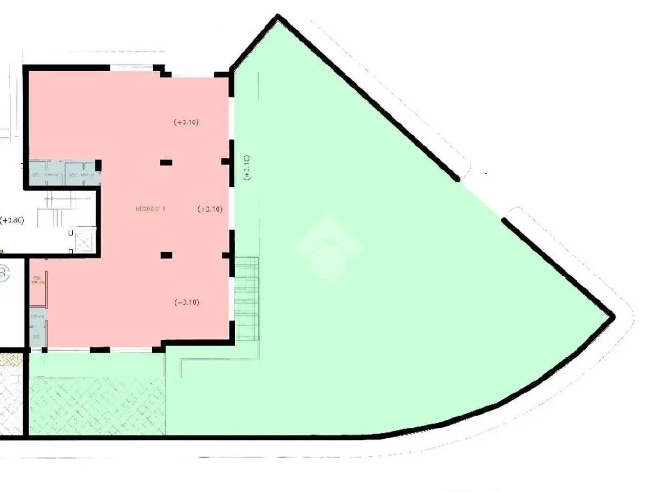 Negozio in Via Caudina 407, Maddaloni, {3} - Planimetria 1