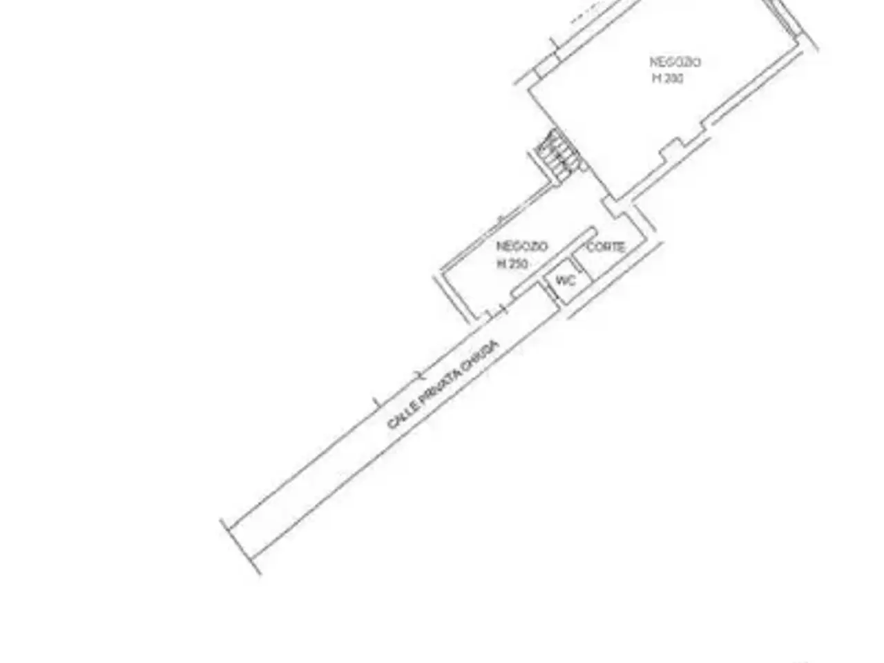 Negozio in Strada Nova, Venezia, {3} - Planimetria 1