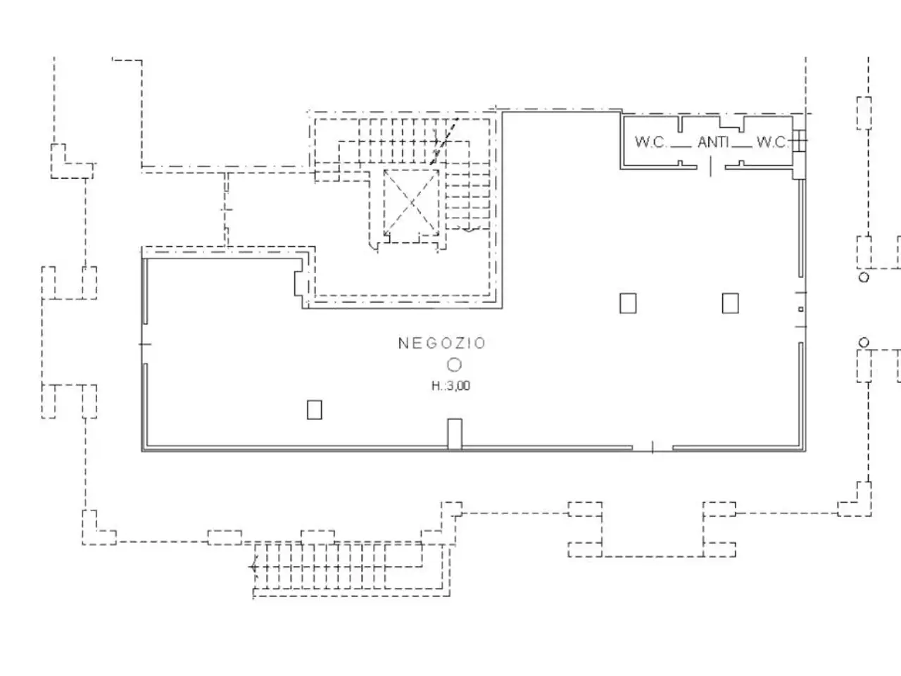 Negozio in Via Vallada 40, Porcia, {3} - Planimetria 1