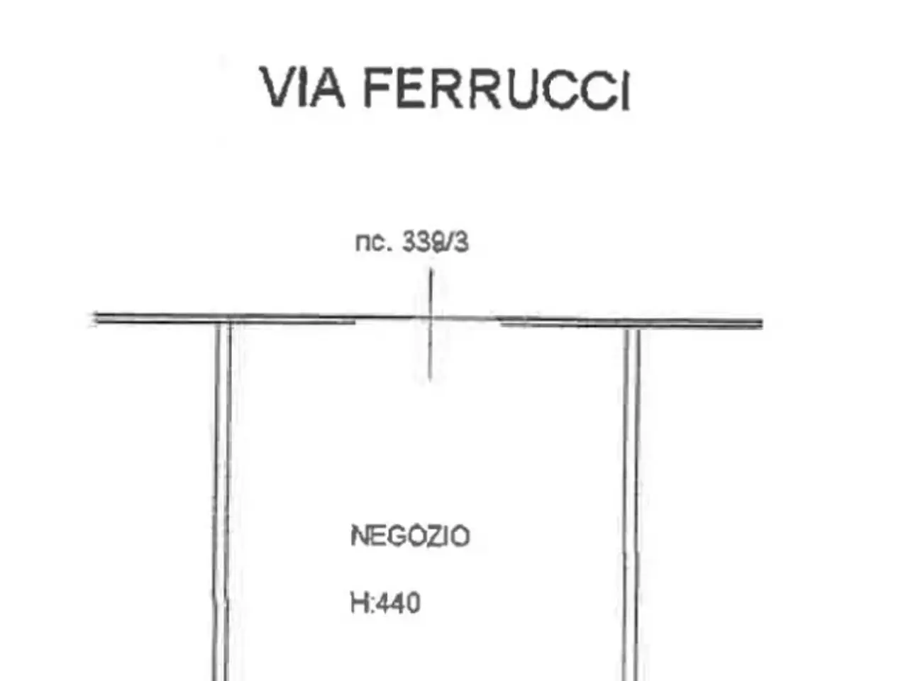 Negozio in Via Francesco Ferrucci 339, Prato, {3} - Planimetria 1