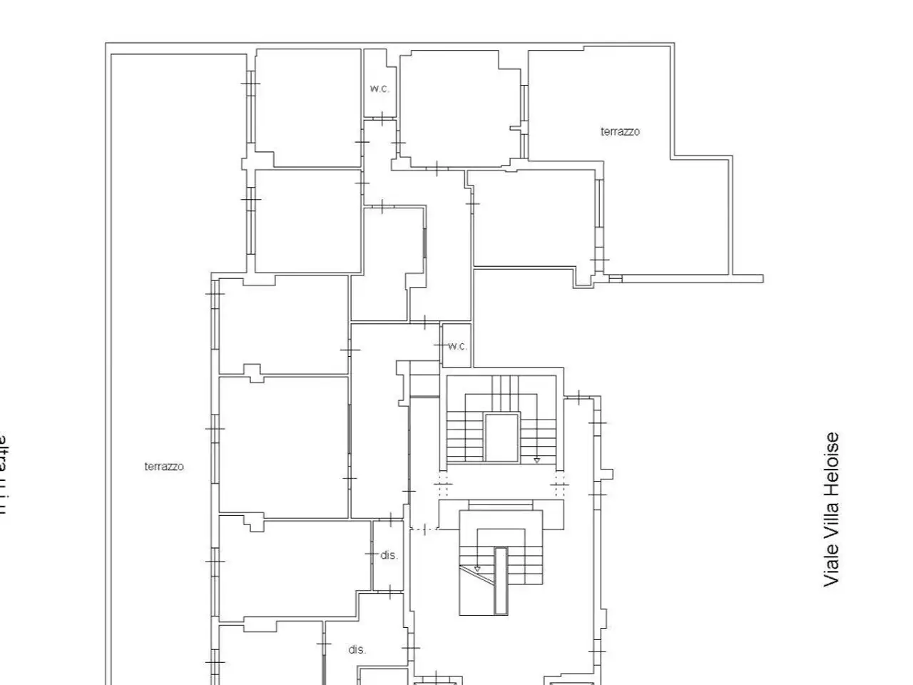 Ufficio in Via Villa Heloise 8, Palermo, {3} - Planimetria 1