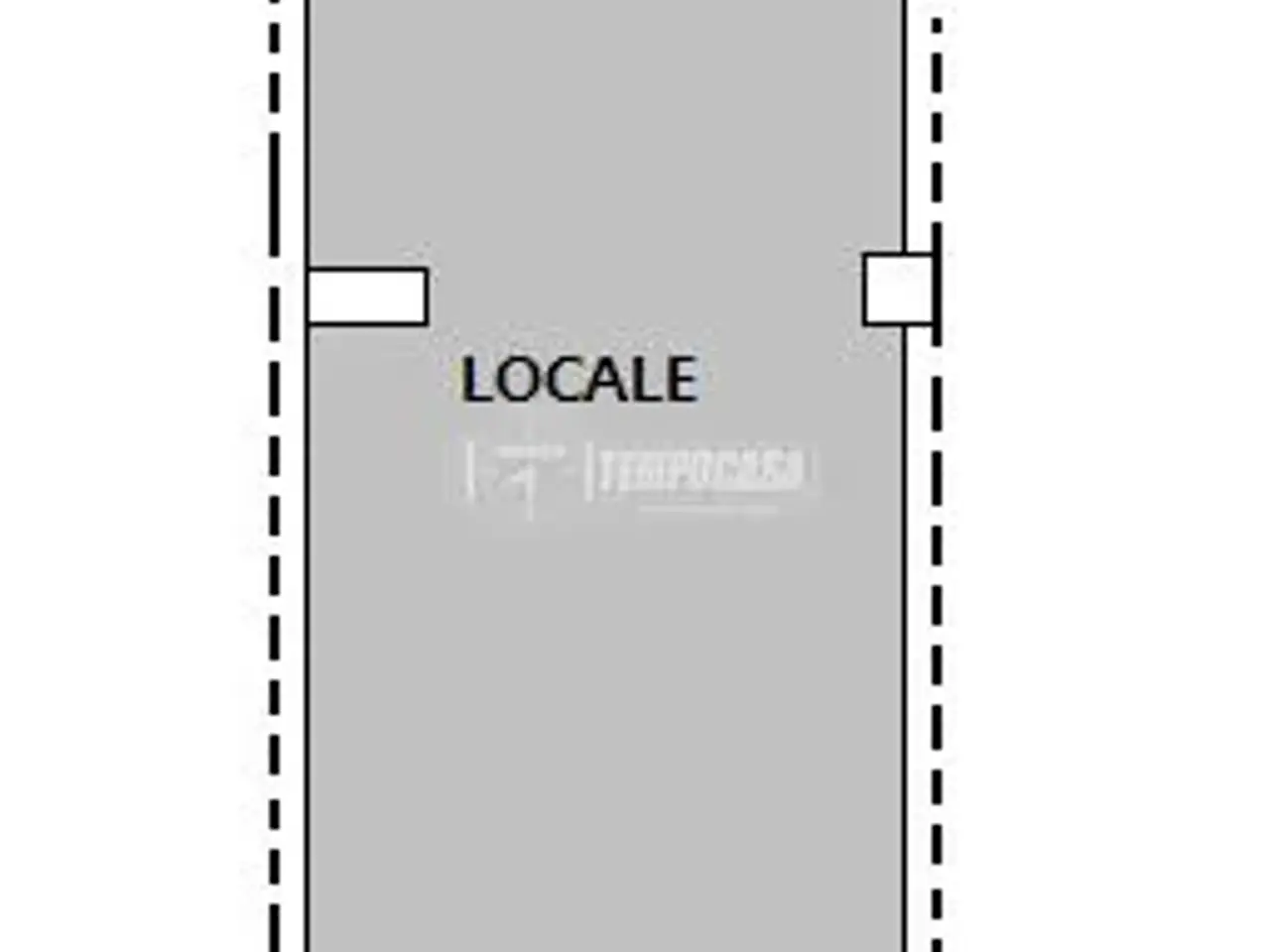 Negozio in Via Giuseppe Mazzini 85, Porto San Giorgio, {3} - Planimetria 1