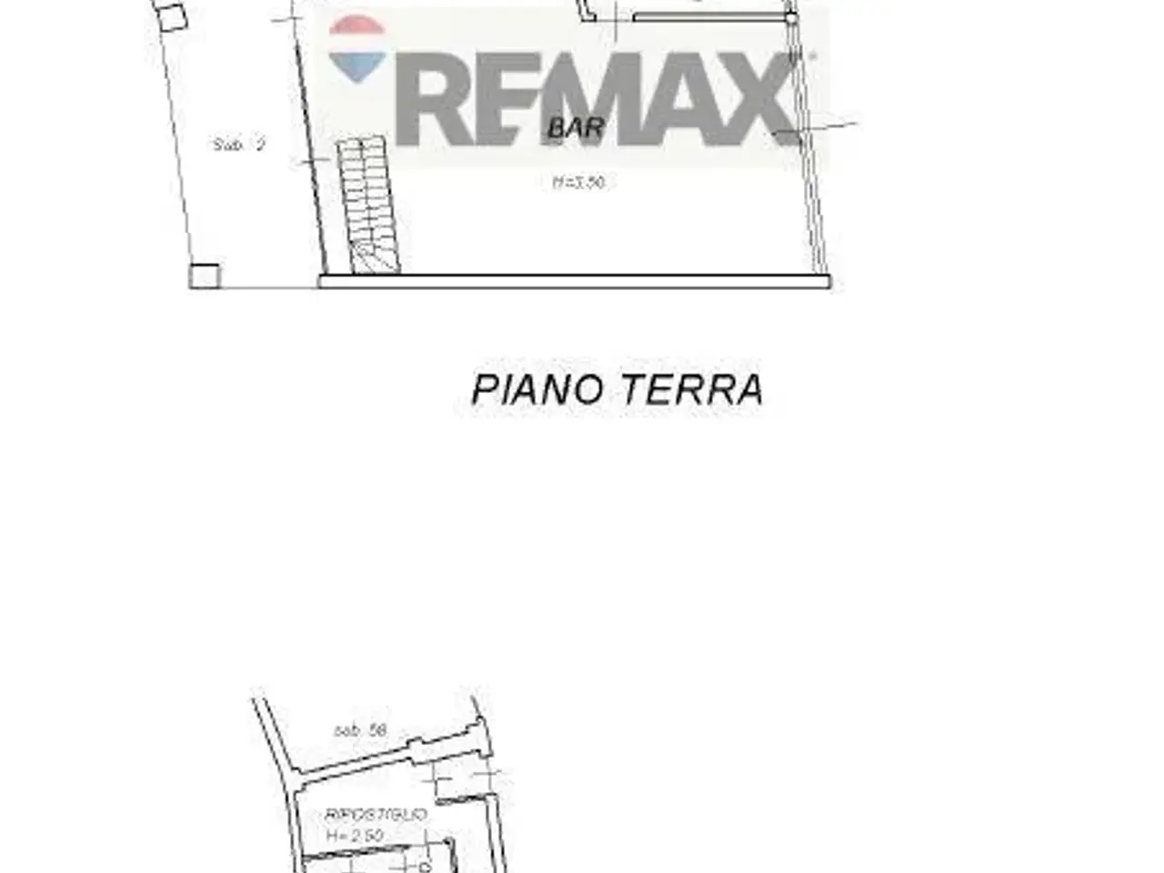Negozio in Piazza dei Vignali 12, Madone, {3} - Planimetria 1