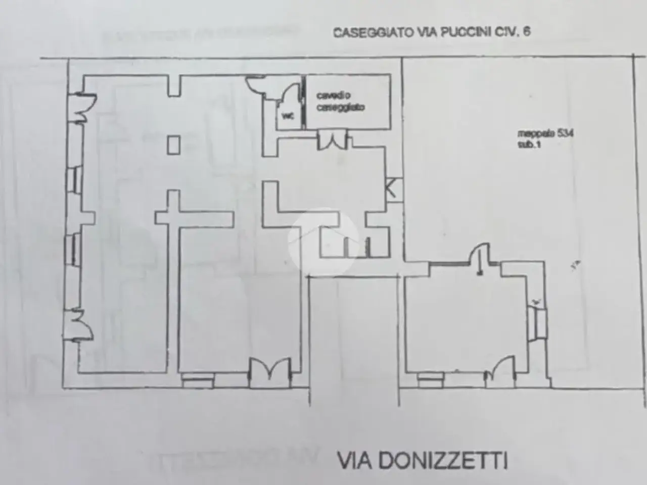 Negozio in Via Gaetano Donizetti, Genova, {3} - Planimetria 1