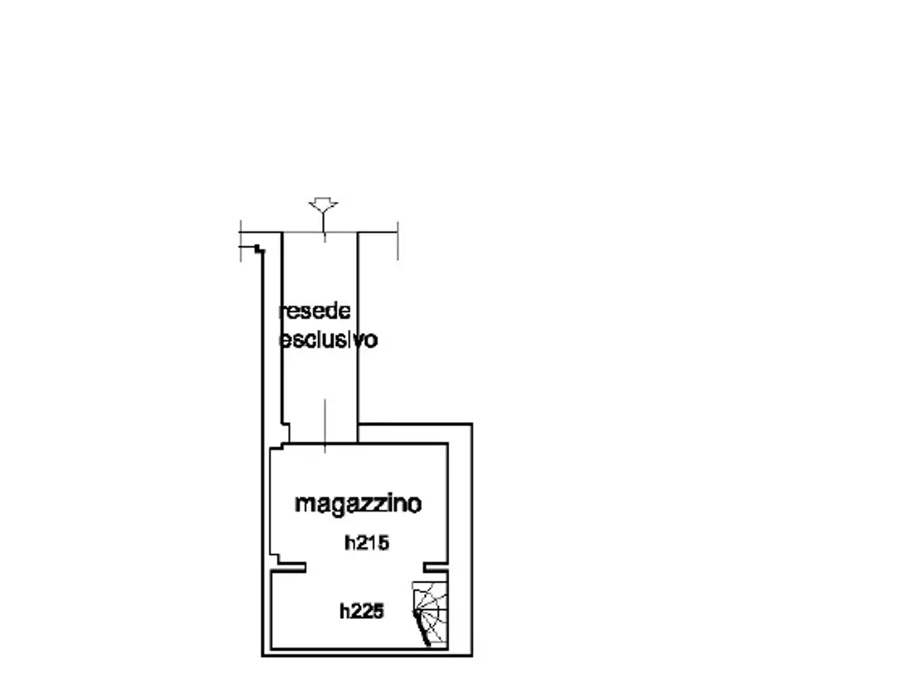 Magazzino in Via Maragliano, Firenze, {3} - Planimetria 1