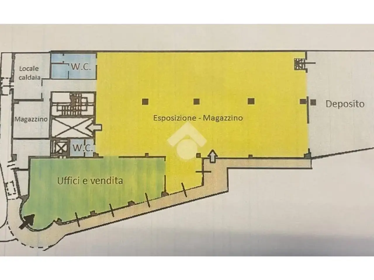 Capannone in Via Privata Padre Franco Ivaldi 2, Carate Brianza, {3} - Planimetria 1