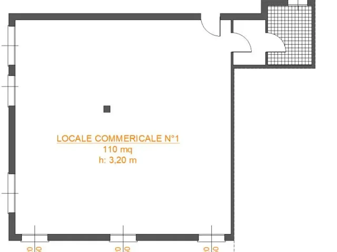 Locale commerciale in Via Santa Maria 4, Mozzate, {3} - Planimetria 1