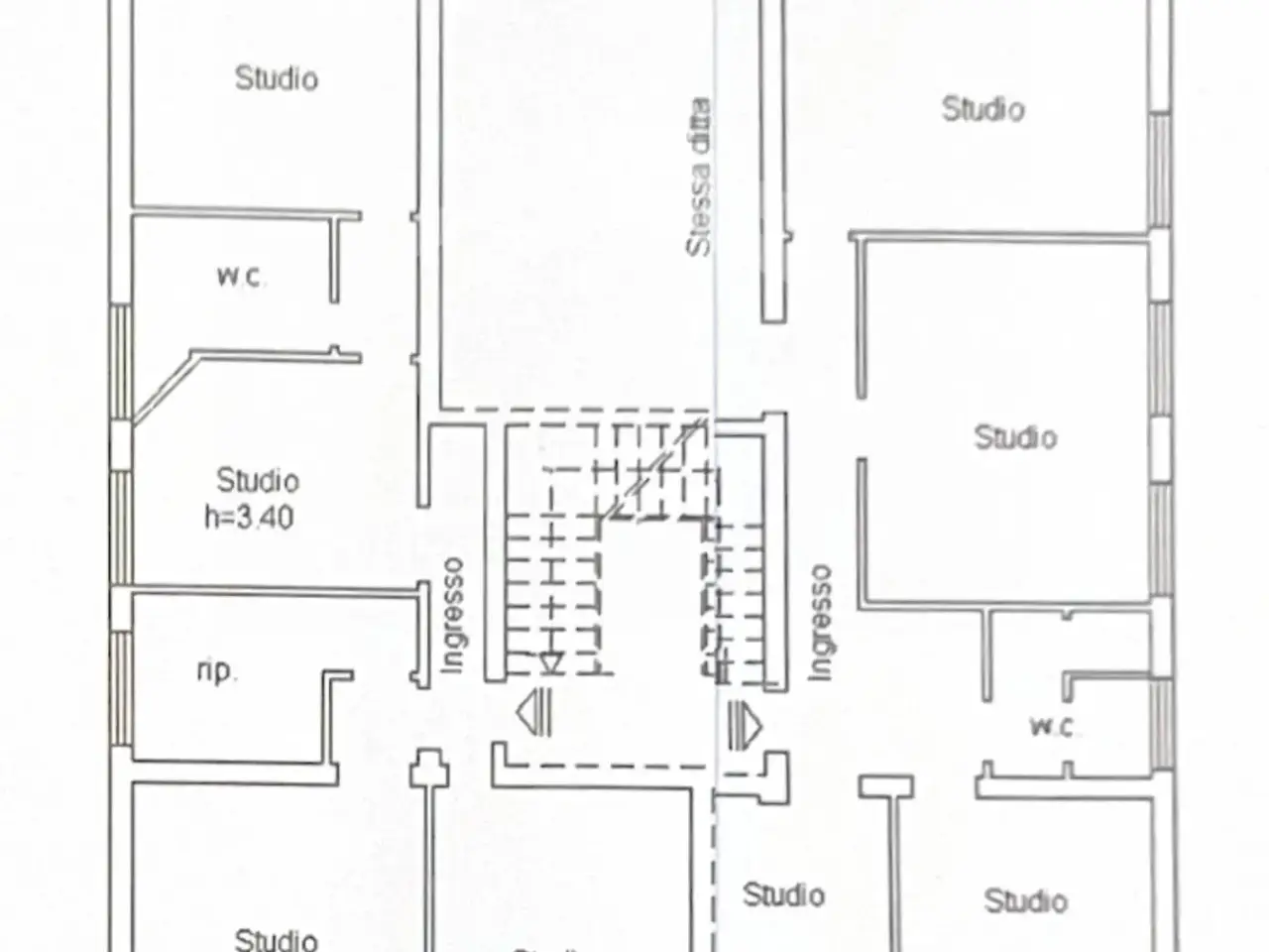 Ufficio in affitto, Via Conte Verde, Campobasso - Planimetria 1
