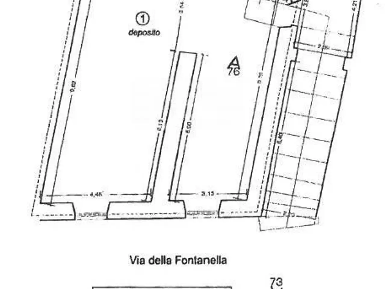 Magazzino in Via Fontanella 15-19, Latera, {3} - Planimetria 1