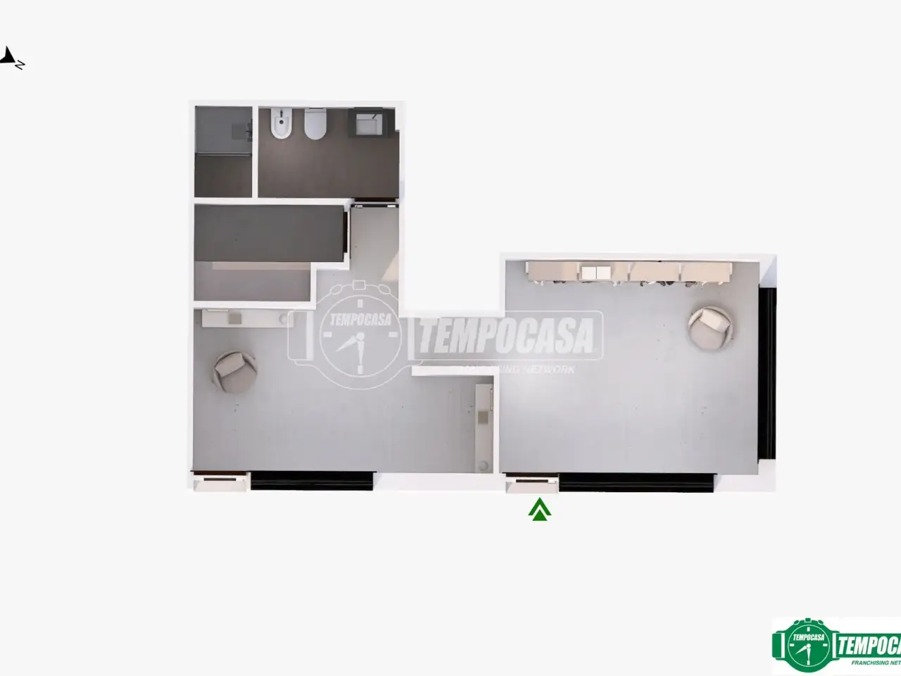 Negozio in Viale Buozzi, Riccione, {3} - Planimetria 1