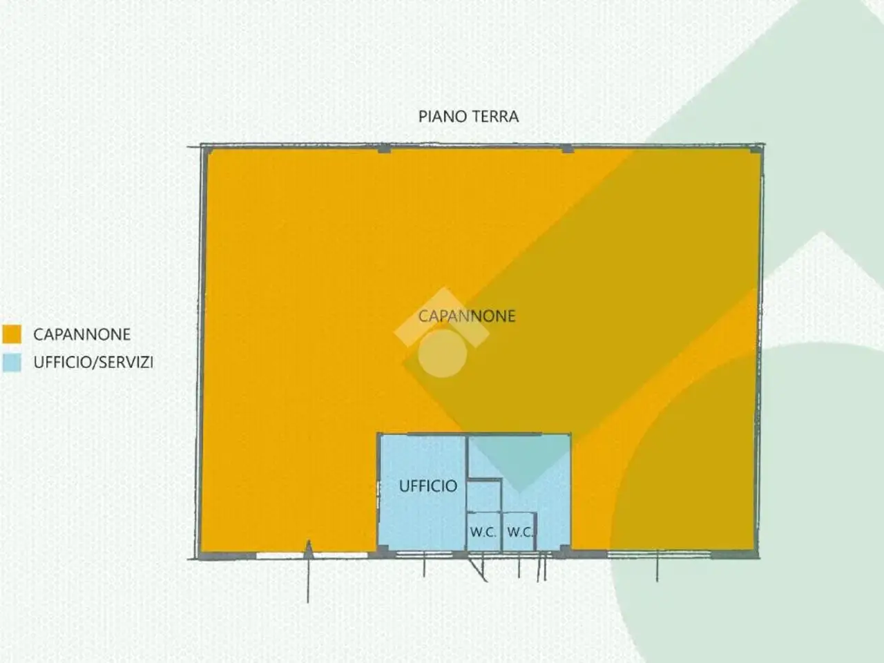 Capannone in Via Nerviano 31, Lainate, {3} - Planimetria 1