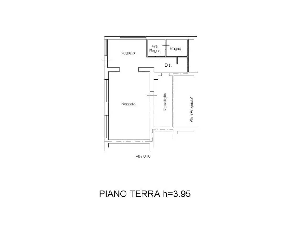 Negozio in Via Nazionale Adriatica 100, Roseto Degli Abruzzi, {3} - Planimetria 1