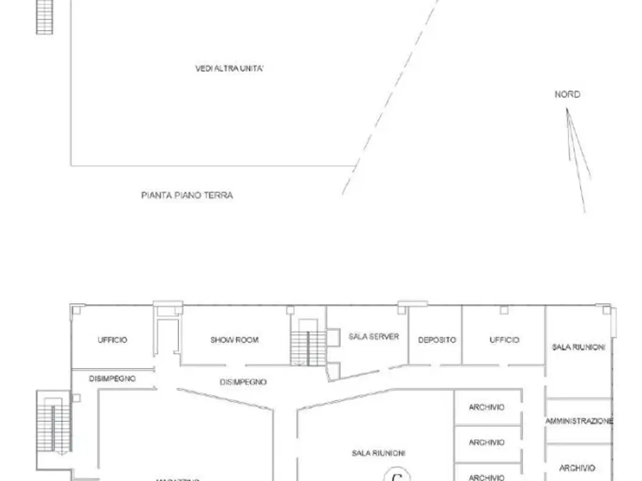 Ufficio in Via Thomas Alva Edison, Villorba, {3} - Planimetria 1