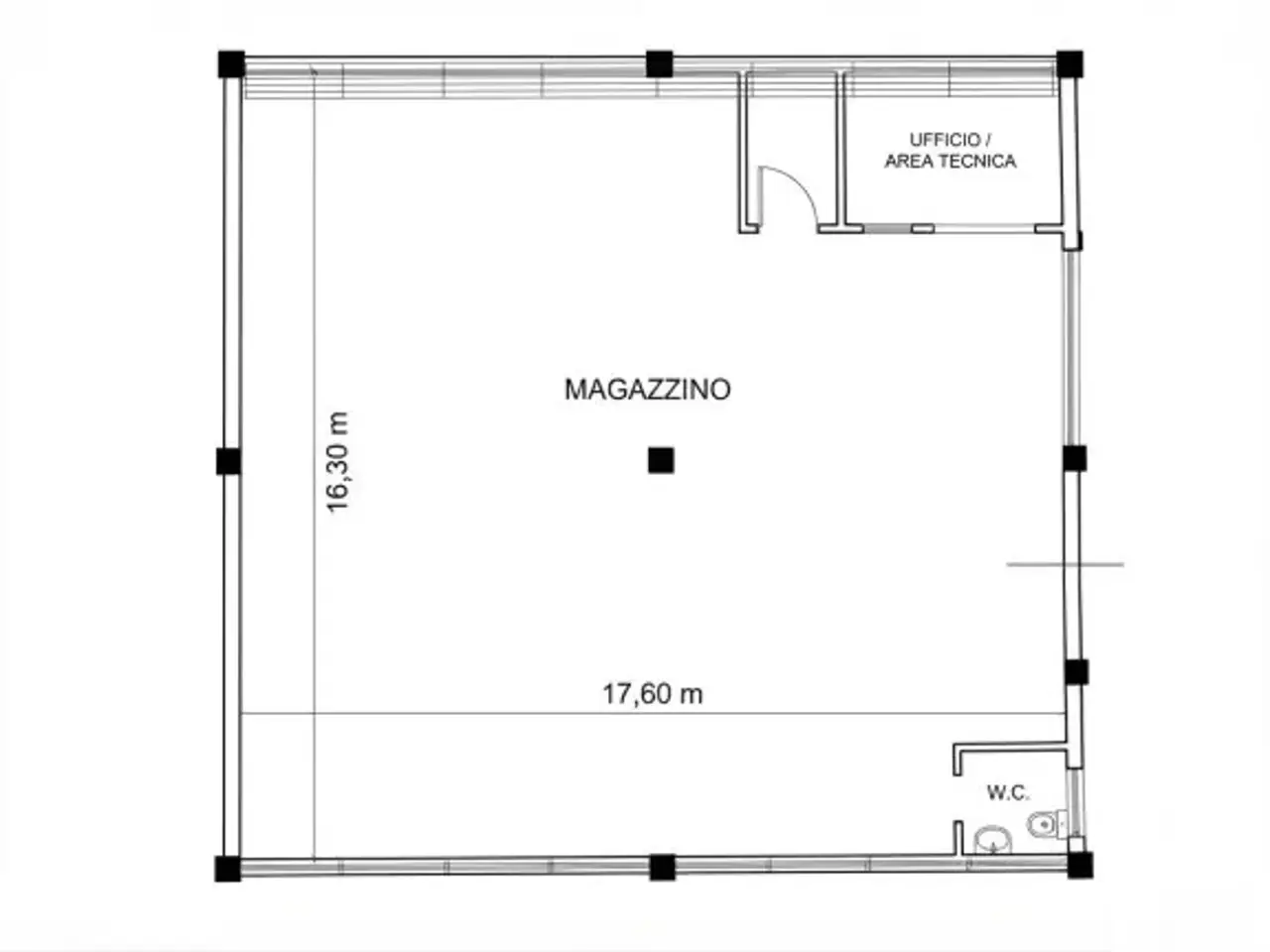 Capannone in Stradale Pinerolo 58, Bricherasio, {3} - Planimetria 1