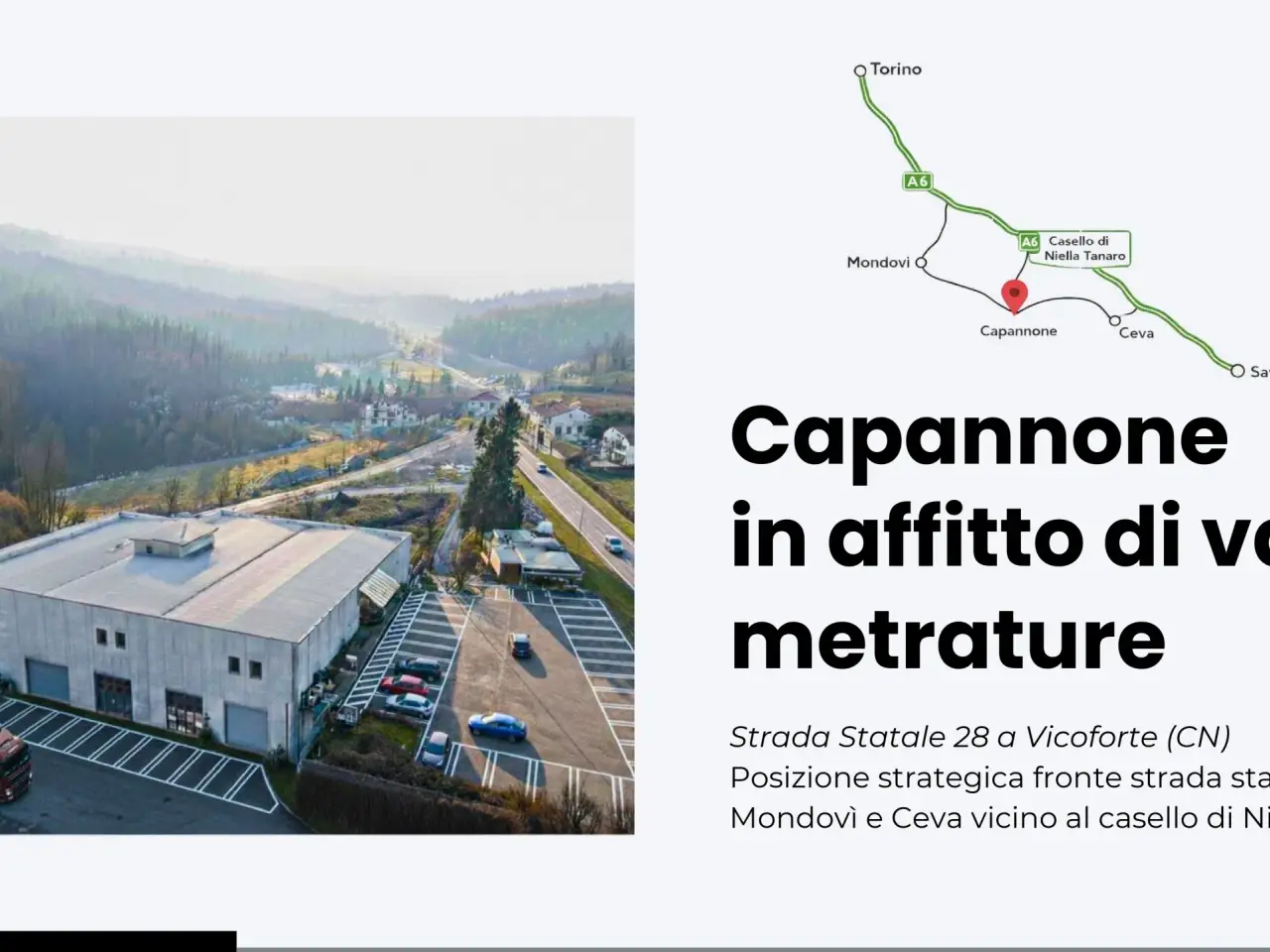 Capannone in Ss28 28, Vicoforte, {3} - Foto 1