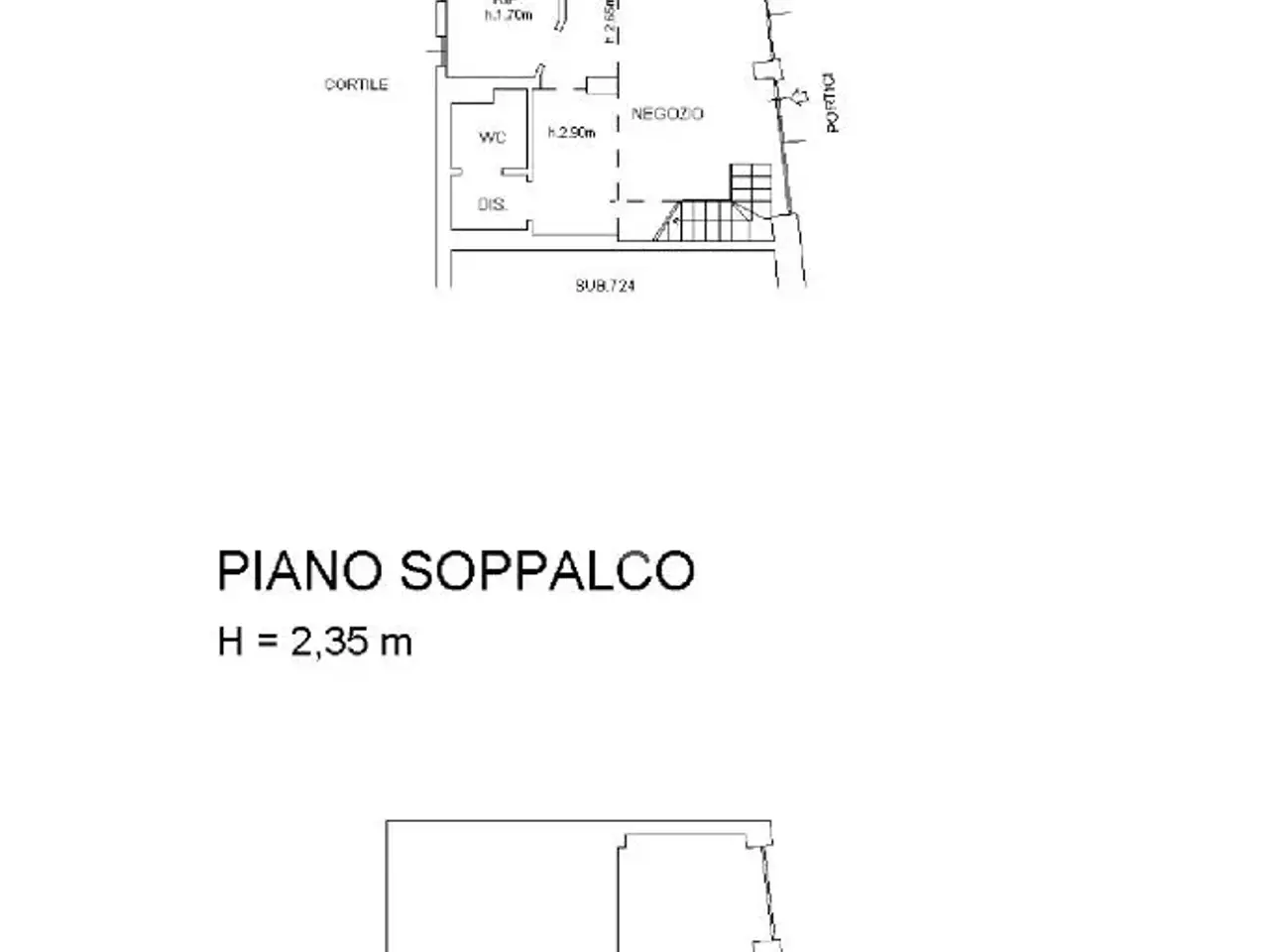 Negozio in Via Magenta 3, Seregno, {3} - Planimetria 1