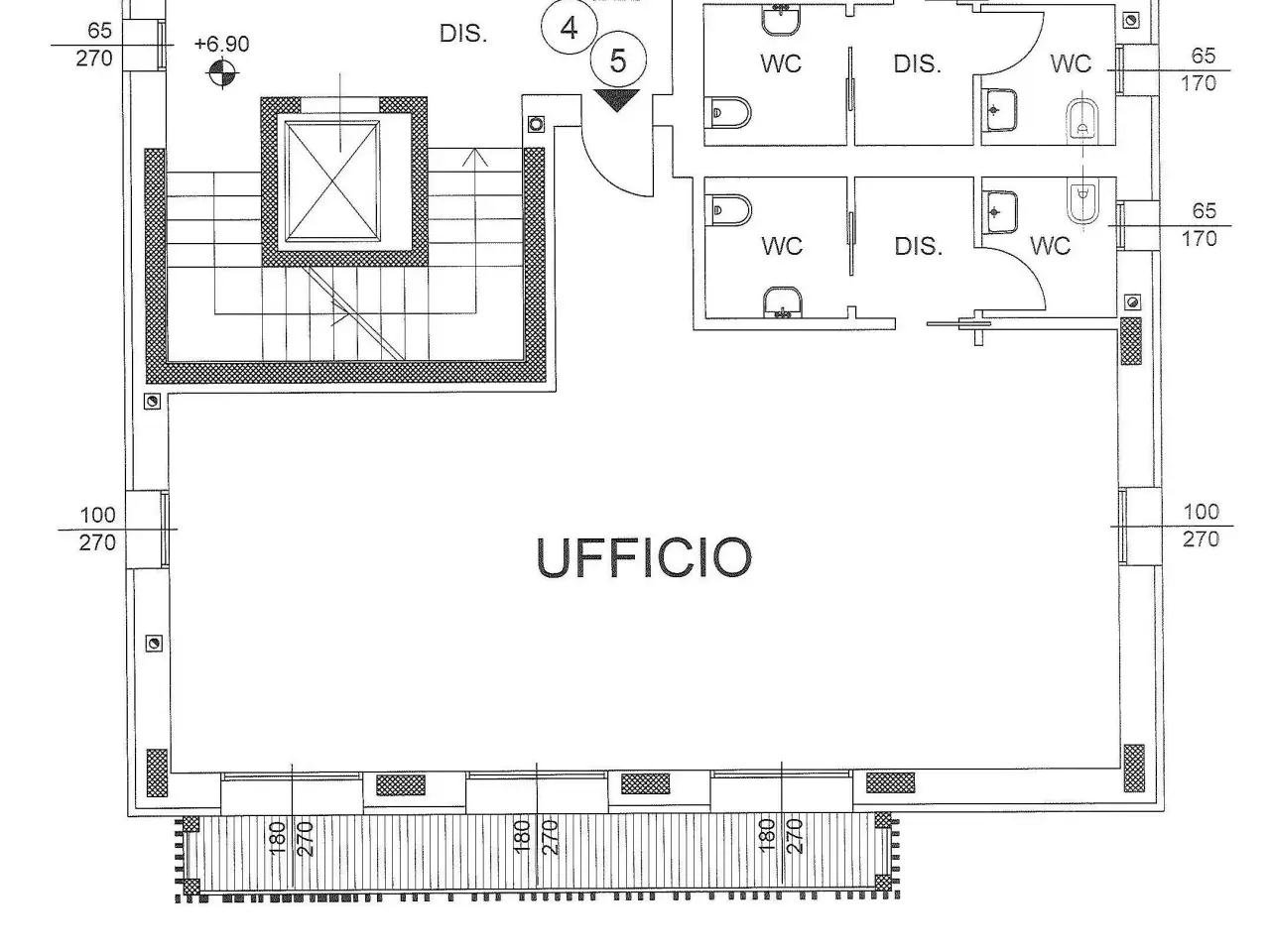 Ufficio in Via Fiume, Cernusco Sul Naviglio, {3} - Planimetria 1