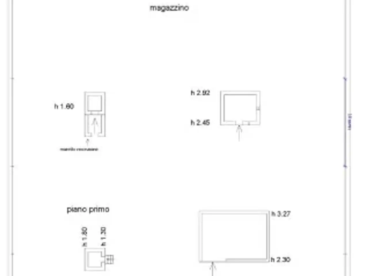Magazzino in Via di Fonte di Canoro 23, Castel Madama, {3} - Planimetria 1