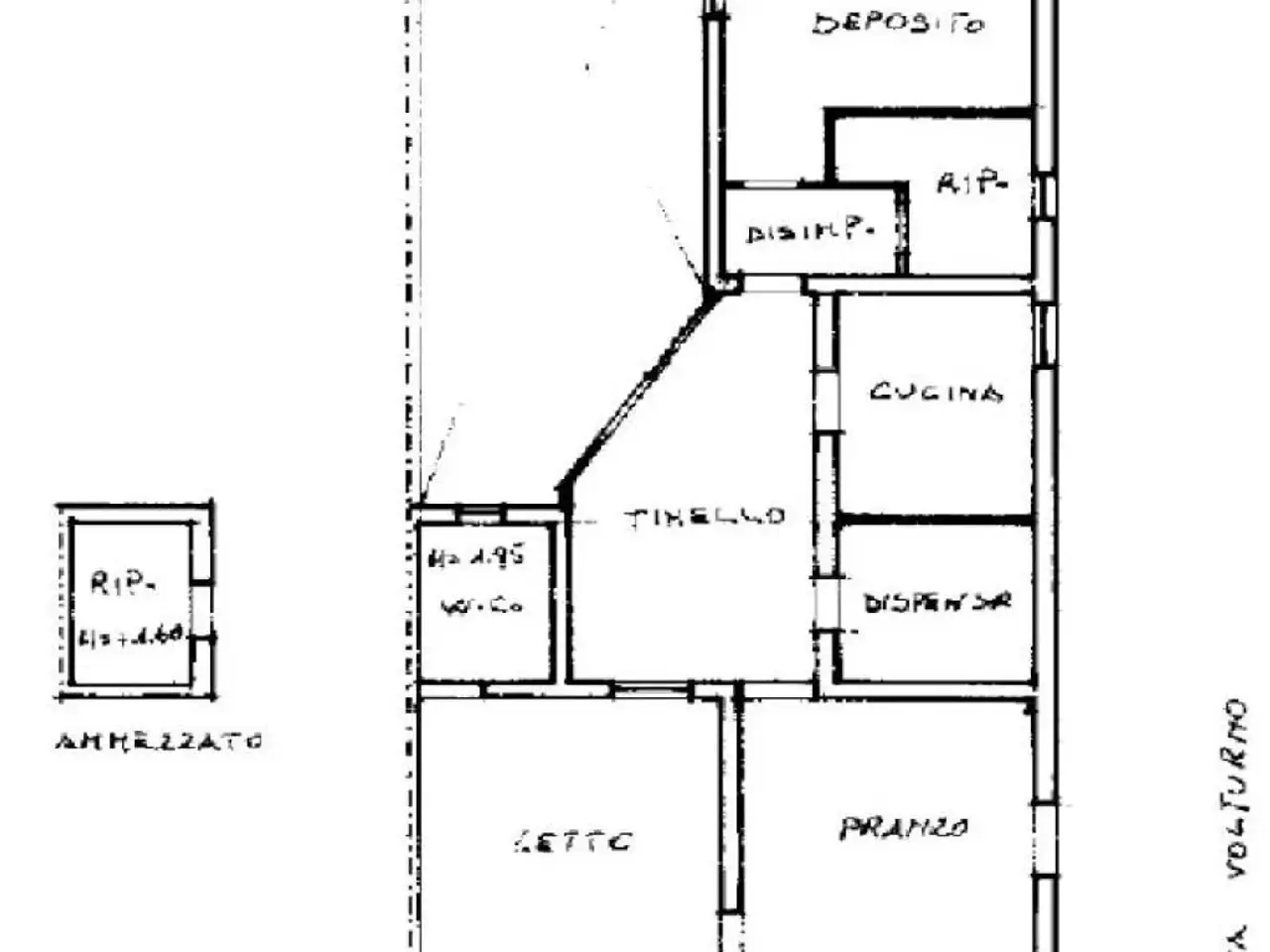 Quadrilocale in vendita, Via Tevere, Monteroni di Lecce - Planimetria 1