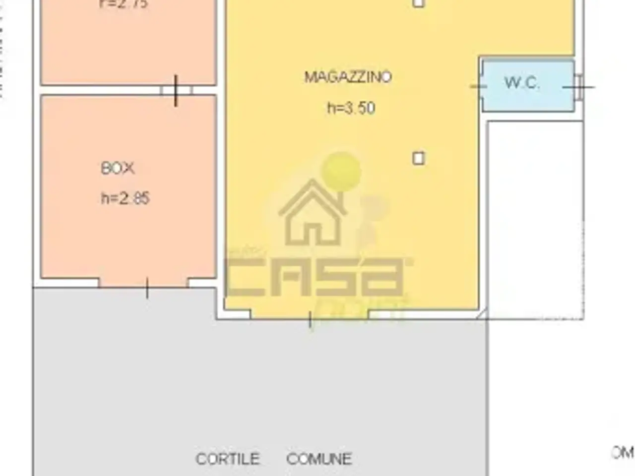 Negozio in Via Dante, Castelverde, {3} - Planimetria 1